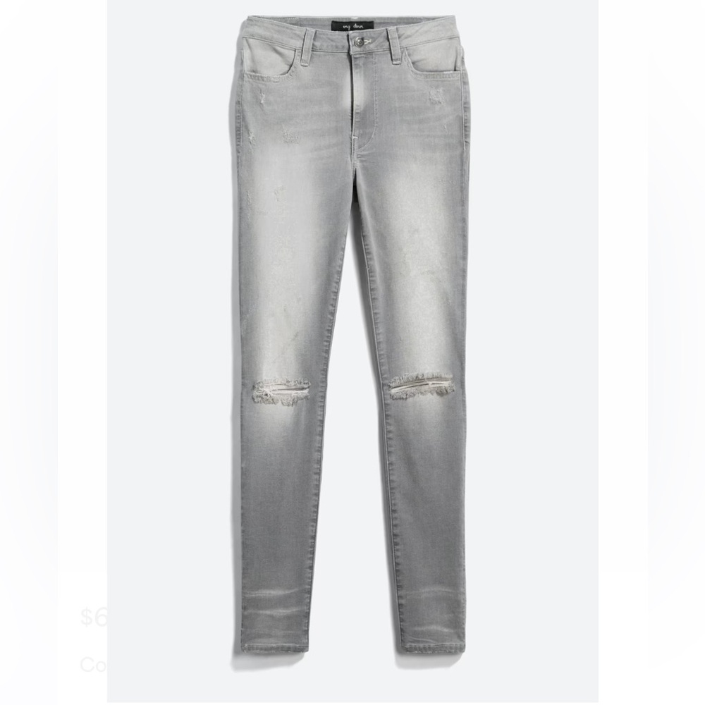 Classic Gray Skinny Jeans for Women